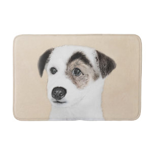 Parson Jack Russell Terrier Painting - Dog Art Badmat