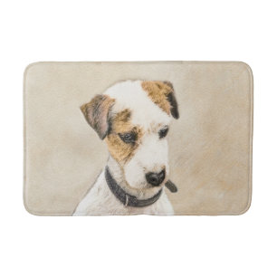 Parson Jack Russell Terrier Painting - Dog Art Badmat