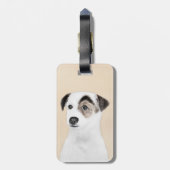 Parson Jack Russell Terrier Painting - Dog Art Bagagelabel (Achterkant verticaal)