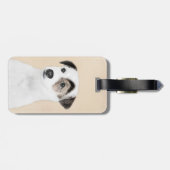 Parson Jack Russell Terrier Painting - Dog Art Bagagelabel (Achterkant horizontaal)