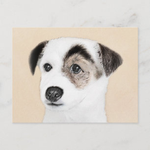 Parson Jack Russell Terrier Painting - Dog Art Briefkaart