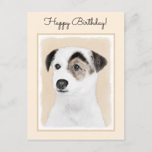Parson Jack Russell Terrier Painting - Dog Art Briefkaart