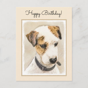 Parson Jack Russell Terrier Painting - Dog Art Briefkaart