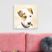 Parson Jack Russell Terrier Painting - Dog Art Canvas Afdruk (Insitu (Woonkamer))