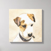 Parson Jack Russell Terrier Painting - Dog Art Canvas Afdruk (Voorkant)