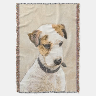 Parson Jack Russell Terrier Painting - Dog Art Deken
