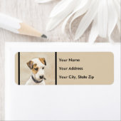 Parson Jack Russell Terrier Painting - Dog Art Etiket (Insitu)