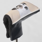 Parson Jack Russell Terrier Painting - Dog Art Golfheadcover (3/4 voorkant)