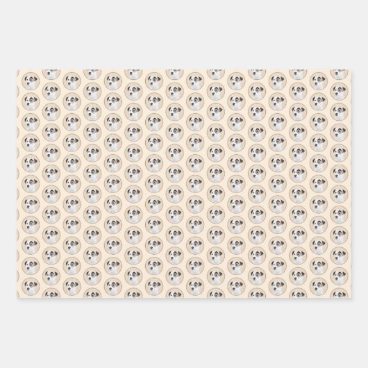 Parson Jack Russell Terrier Painting - Dog Art Inpakpapier Vel (Voorkant)