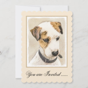 Parson Jack Russell Terrier Painting - Dog Art Kaart