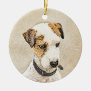Parson Jack Russell Terrier Painting - Dog Art Keramisch Ornament