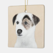 Parson Jack Russell Terrier Painting - Dog Art Keramisch Ornament (Links)
