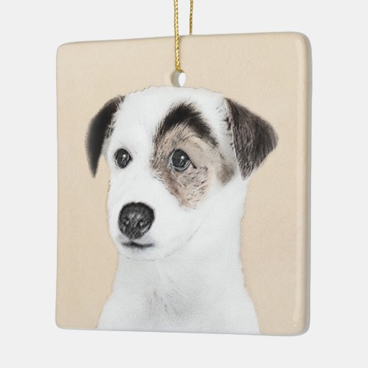 Parson Jack Russell Terrier Painting - Dog Art Keramisch Ornament (Links)