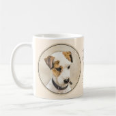 Parson Jack Russell Terrier Painting - Dog Art Koffiemok (Links)