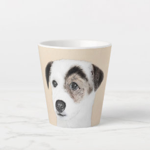 Parson Jack Russell Terrier Painting - Dog Art Latte Mok