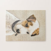 Parson Jack Russell Terrier Painting - Dog Art Legpuzzel (Horizontaal)