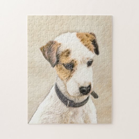 Parson Jack Russell Terrier Painting - Dog Art Legpuzzel (Verticaal)