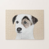 Parson Jack Russell Terrier Painting - Dog Art Legpuzzel (Horizontaal)