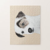 Parson Jack Russell Terrier Painting - Dog Art Legpuzzel (Verticaal)