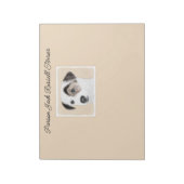 Parson Jack Russell Terrier Painting - Dog Art not Notitieblok (Linkerzijde)