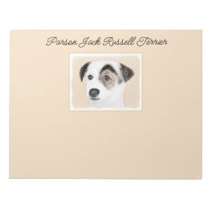 Parson Jack Russell Terrier Painting - Dog Art not Notitieblok