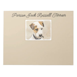 Parson Jack Russell Terrier Painting - Dog Art not Notitieblok
