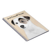 Parson Jack Russell Terrier Painting - Dog Art Notitieboek (Rechterzijde)