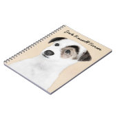 Parson Jack Russell Terrier Painting - Dog Art Notitieboek (Linkerzijde)