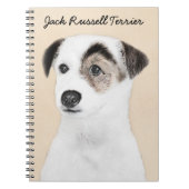 Parson Jack Russell Terrier Painting - Dog Art Notitieboek (Voorkant)