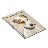Parson Jack Russell Terrier Painting - Dog Art Notitieboek (Rechterzijde)