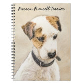Parson Jack Russell Terrier Painting - Dog Art Notitieboek (Voorkant)