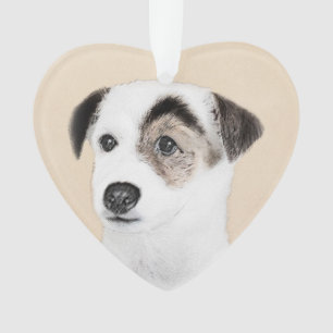 Parson Jack Russell Terrier Painting - Dog Art Ornament
