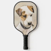 Parson Jack Russell Terrier Painting - Dog Art Pickleball Paddle (Voorkant)