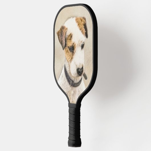 Parson Jack Russell Terrier Painting - Dog Art Pickleball Paddle (Links)