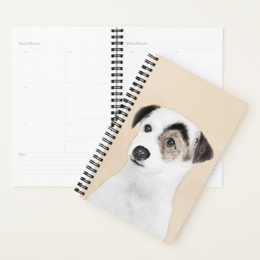 Parson Jack Russell Terrier Painting - Dog Art Planner (Display)