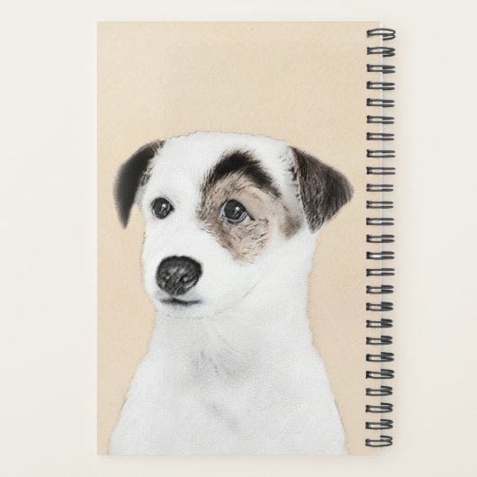 Parson Jack Russell Terrier Painting - Dog Art Planner (Achterkant)