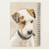Parson Jack Russell Terrier Painting - Dog Art Planner (Achterkant)