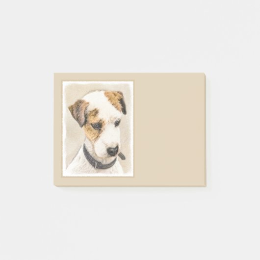 Parson Jack Russell Terrier Painting - Dog Art Post-it® Notes (Voorkant)