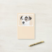 Parson Jack Russell Terrier Painting - Dog Art Post-it® Notes (Op bureau)