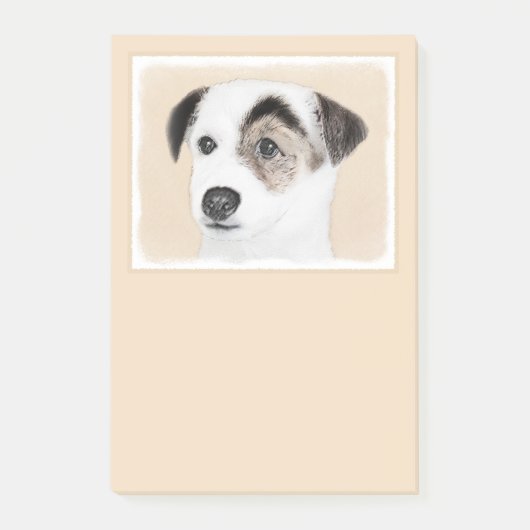 Parson Jack Russell Terrier Painting - Dog Art Post-it® Notes (Voorkant)