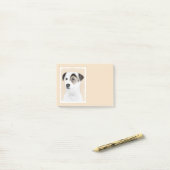 Parson Jack Russell Terrier Painting - Dog Art Post-it® Notes (Op bureau)