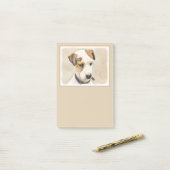 Parson Jack Russell Terrier Painting - Dog Art Post-it® Notes (Op bureau)