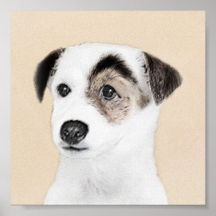 Parson Jack Russell Terrier Painting - Dog Art Poster