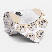 Parson Jack Russell Terrier Painting - Dog Art Stropdas (Opgerold)