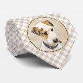 Parson Jack Russell Terrier Painting - Dog Art Stropdas (Opgerold)
