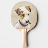 Parson Jack Russell Terrier Painting - Dog Art Tafeltennisbatje (Achterkant)