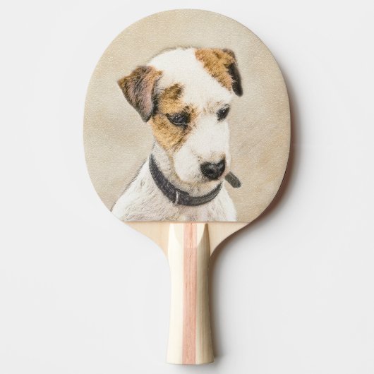 Parson Jack Russell Terrier Painting - Dog Art Tafeltennisbatje (Voorkant)