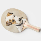 Parson Jack Russell Terrier Painting - Dog Art Tafeltennisbatje (Zijkant)