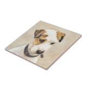 Parson Jack Russell Terrier Painting - Dog Art Tegeltje (Zijkant)
