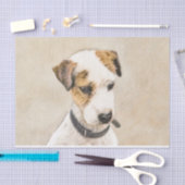 Parson Jack Russell Terrier Painting - Dog Art Tissuepapier (Craft)